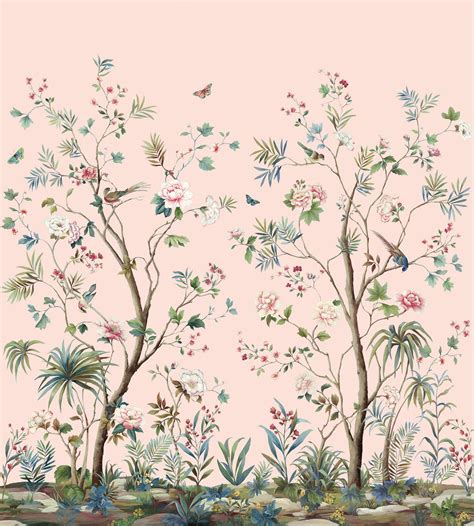 Charleston Garden Mural | Blush – Daisy Bennett Designs