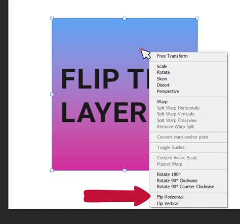 How To Flip A Layer In Photoshop Lp Club