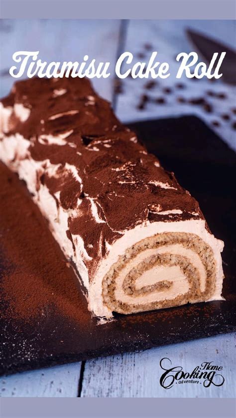 Tiramisu Cake Roll Recipe