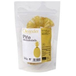 Piña Deshidratada Rodajas 100g Oleander FeliuBadaló