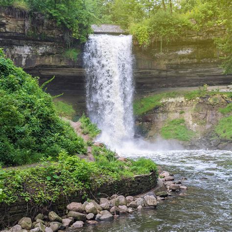 Minnehaha Falls in Minneapolis, MN