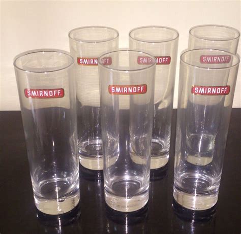 Set of Six 'Smirnoff" vodka glasses - JUST £4 | in Brighton, East ...