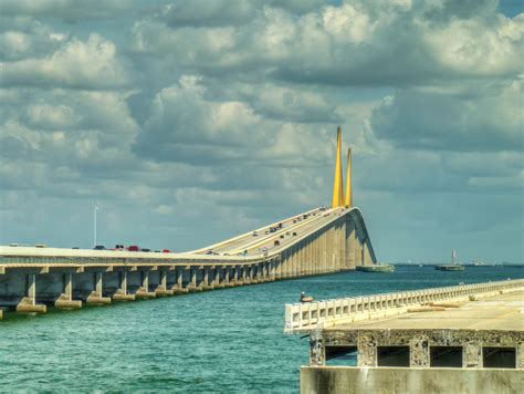 Sunshine Skyway Bridge View From North Skyway Fishing Pier Flickr