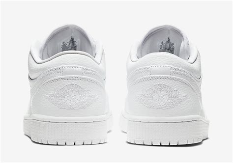 Air Jordan 1 Low Triple White 553558 130 Release Info SneakerNews