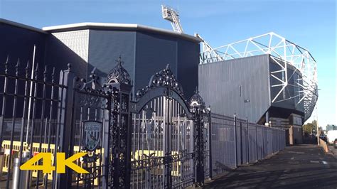 West Bromwich Walk Outside The Hawthorns West Bromwich Albion F C