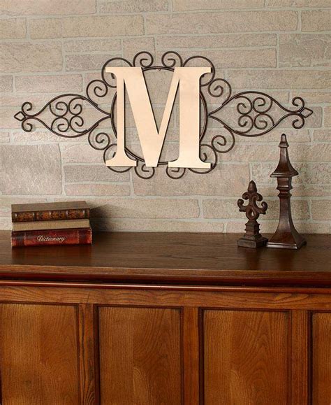 Monogram Metal Wall Art Framed Wall Art Frames On Wall Canvas Wall