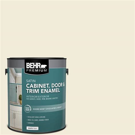 Behr Premium Gal Ppu Coastal Beige Satin Enamel Interior