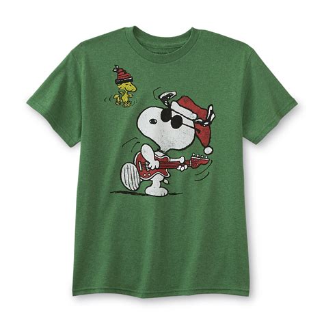 Peanuts By Schulz Snoopy Christmas Boys Graphic T Shirt Clothing