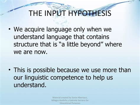 Krashen S Theory On Second Language Acquisition Ppt