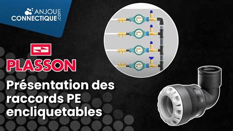 Pr Sentation Des Raccords Pe Encliquetables S Rie Marque Plasson