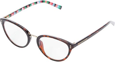 Kate Spade Ks Emilia Plastic Womens Oval Eyeglasses Havana 52mm Adult