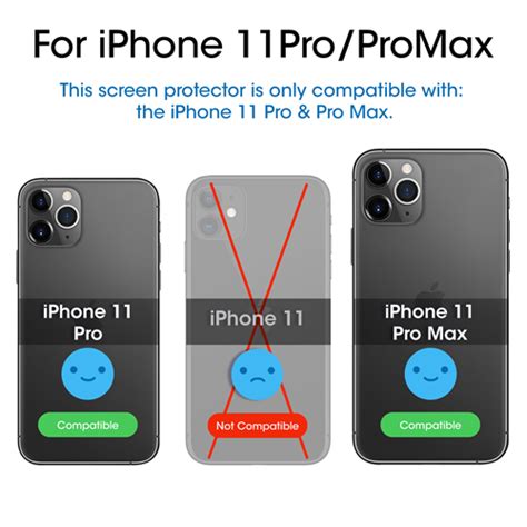 AmFilm IPhone 11 Pro Pro Max Back Camera Protector 2 Pack TechMatte