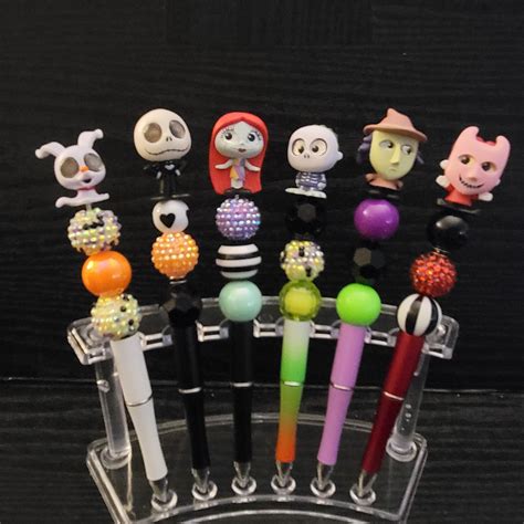 Custom Made Nightmare Before Christmas Doorables Refillable Beaded Pen