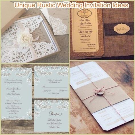 Modern Rustic Wedding Invitations Atelier Yuwa Ciao Jp