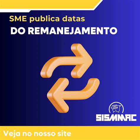 Remanejamento O Que É - SME publica datas do Remanejamento