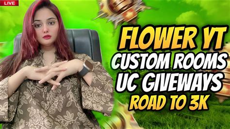 Royal Pass And Uc Give Away Custom Rooms Are Up Come And Win Flower