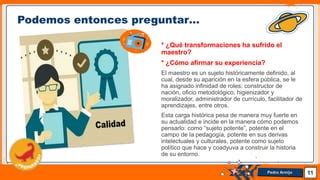 Calidad De La Educaci N Ppt