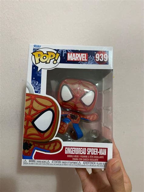 Marvel Gingerbread Spider Man Funko Pop Hobbies Toys Toys Games