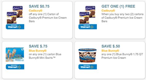 New Ice Cream Coupons: Save On Cadbury & Blue Bunny Ice Cream Treats! | Passionate Penny Pincher