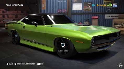 Plymouth Barracuda L Runner Build L Need For Speed Payback YouTube