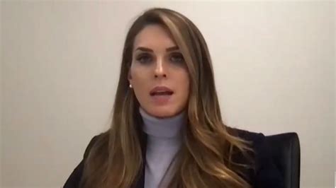 Hope Hicks Describes Conversation With Trump In Newly Released Video