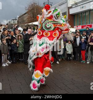 Romford großbritannien 10 Februar Romford feiert das chinesische