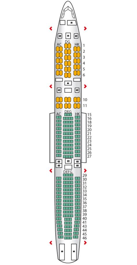 Lufthansa Airbus A Seating Plan Elcho Table