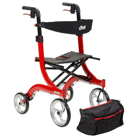 Inno Medical Drive Medical Nitro Euro Style Rollator Rolling Walker