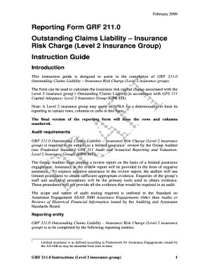 Fillable Online Apra Gov Reporting Form Grf Outstanding Claims