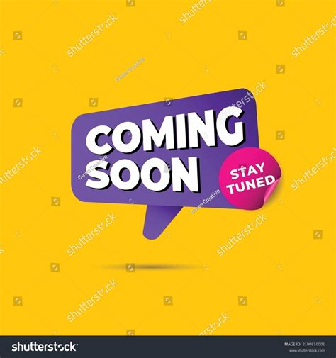 Coming Soon Banner Design Template Stock Vector (Royalty Free ...