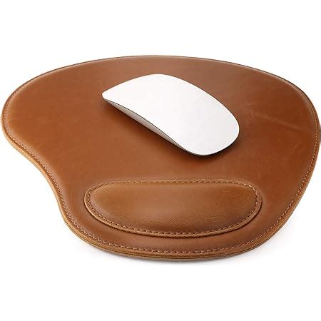 Londo Tapis De Souris En Cuir V Ritable Avec Repose Poignet