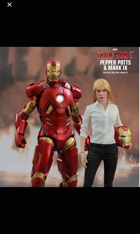 Hot Toys Iron Man Mark 9 And Pepper Special Edition For Grab Hobbies And Toys Toys And Games On