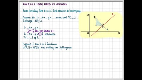 Havo B A Lijnen Hoeken En Afstanden Youtube