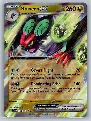 Noivern EX Pokemon TCG Scarlet Violet Paldea Evolved Holo Ultra 153 193