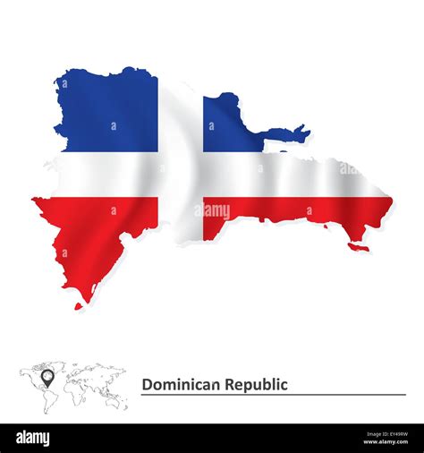 Mapa De República Dominicana Ilustración Vectorial Imagen Vector De Stock Alamy