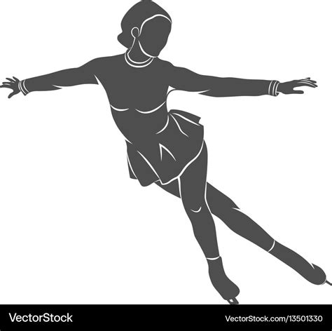 Sport Figure Skating Royalty Free Vector Image