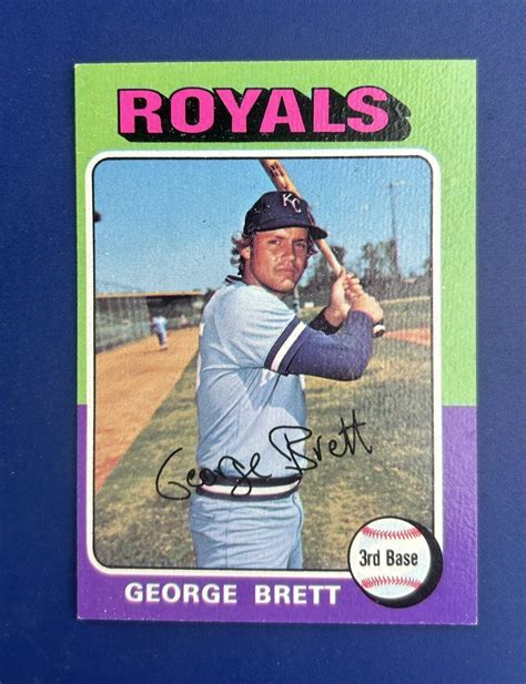 Topps George Brett Rookie Baseball Card Ebay