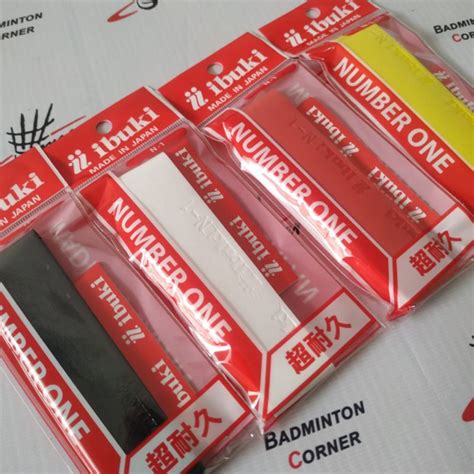 Jual Grip Overgrip Karet Raket Badminton Ibuki N Number One Made In