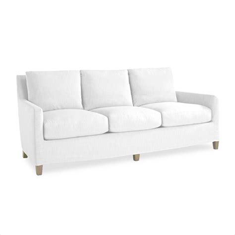 White Sofa - downfilled, slipcover fabric - Canvas Interiors | Furniture Store