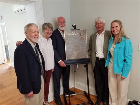 Unveiling the plaque – In Memory of Shirley T. Van Landingham | HPF