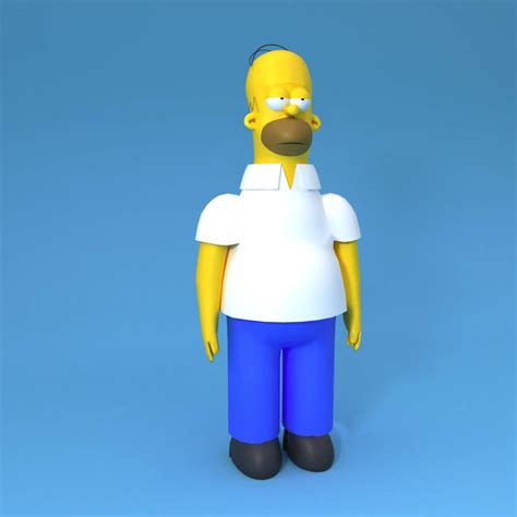 Homer From The Simpsons 3D Model By EA09studio