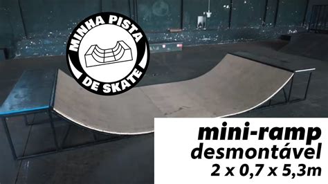 Minha Pista De Skate Mini Rampa Desmont Vel Youtube