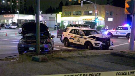 Burnaby Rcmp Cruiser Involved In Accident While Responding To Priority Call Ctv News