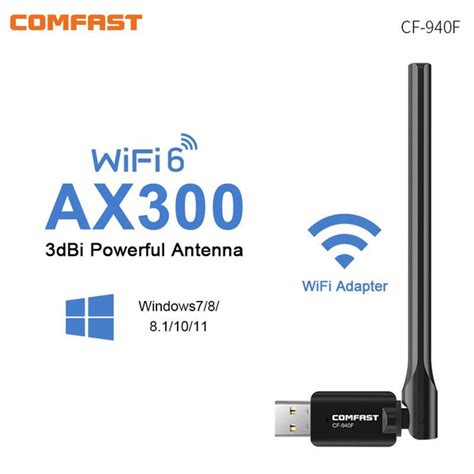 COMFAST Wi-Fi-адаптер CF-940F - купить с доставкой по выгодным ценам в ...