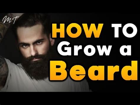 How To Grow More Facial Hair Youtube