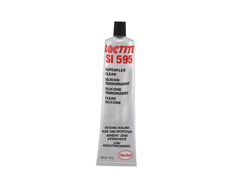 SI 595 Loctite Vlakkenafdichting Clear Silicone RTV Vh Loctite 595