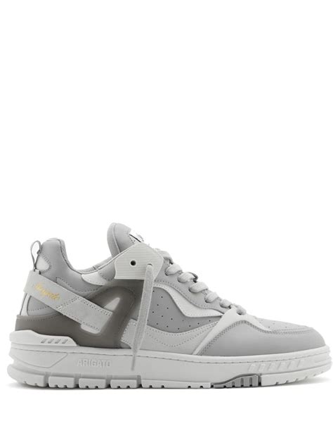 Axel Arigato Astro Panelled Leather Sneakers Grey Farfetch Uk