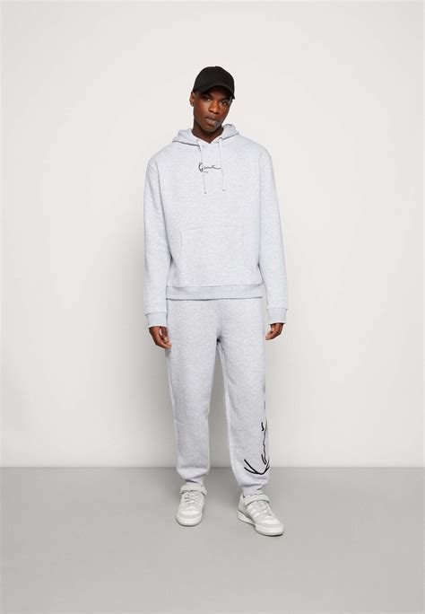 Karl Kani Essential Sweatsuit Set Unisex Tracksuit Ash Greygrey