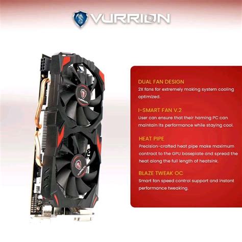 Jual Vga Ags Vurrion Amd Radeon Rx Gb Gddr Bit Real Capacity