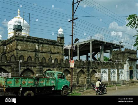 Ancient And Famous Kali Masjid At Jalna State Maharashtra India Stock